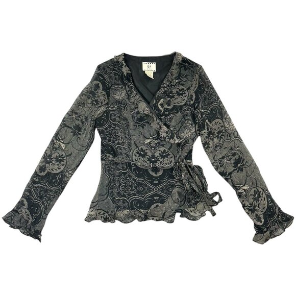 Ice Tops - Vintage Y2K iCE Petite wrap blouse